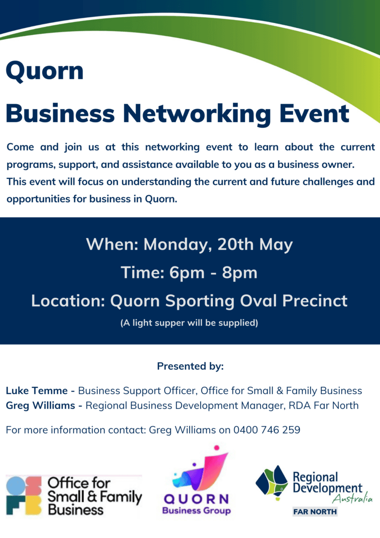 Quorn Business Networking Event MAY24