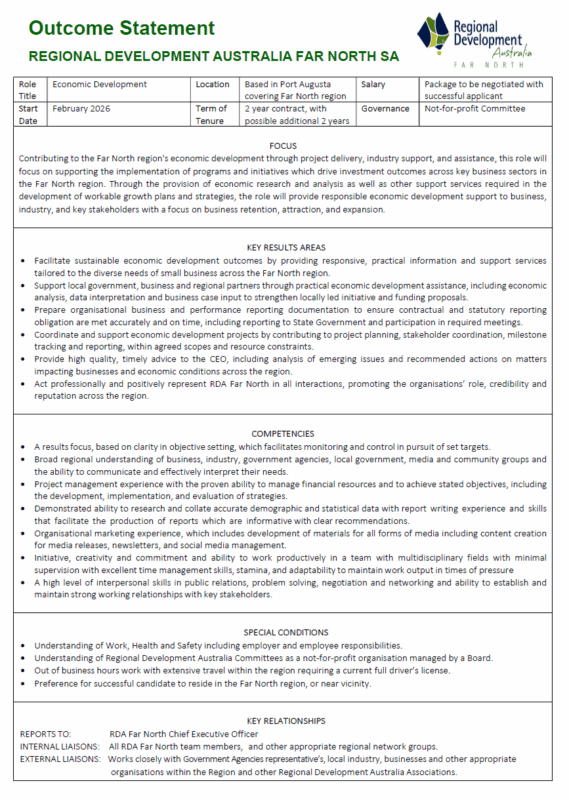 EDM Position Outcome Statement 2026