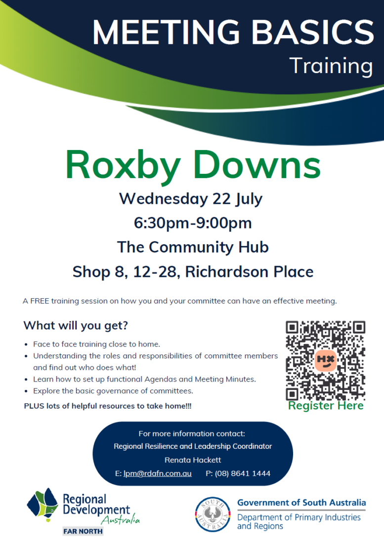 MB Roxby Downs 22 July 2026