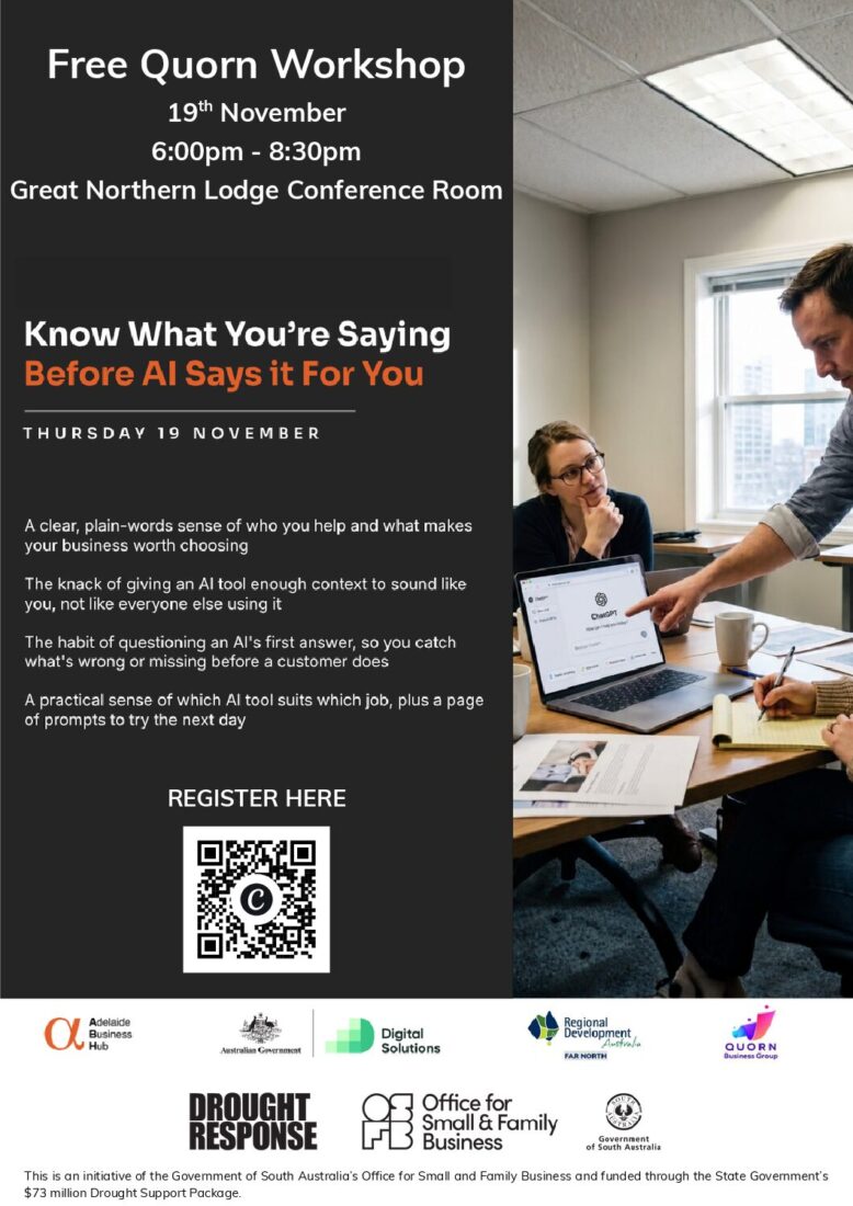 Quorn Workshop NOV26